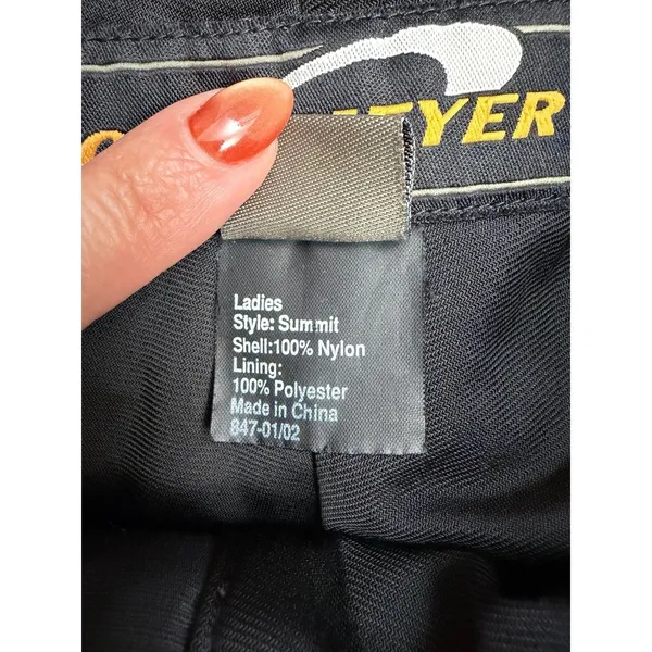 Obermeyer Women's Snow Ski Pants Black Size 8 Waterproof‎ Nylon Outdoor - Image 5