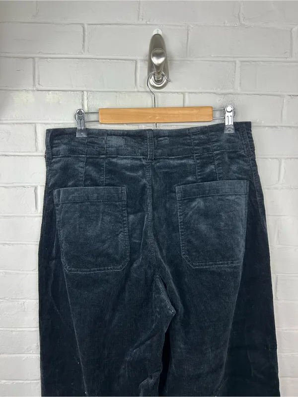 Maeve by Anthropologie The Colette Black Corduroy Cropped Pants Size 31 - Image 7