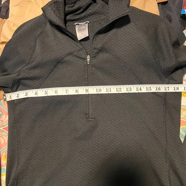 The North Face Women's Mountain Peaks Quarter-Zip Textured Athletic Jacket- SZ M - Image 4