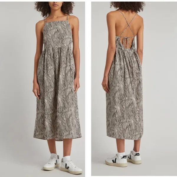 NWT LEVI'S Amilijia Dress Zebra Print Oversized - Image 2
