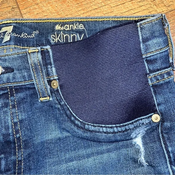 7 For All Mankind Maternity Skinny Jeans - Image 5