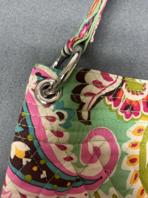 Vera Bradley Quilted Paisley Shoulder Bag - Image 4