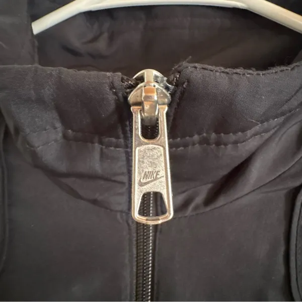 Nike Jacket The Athletic Dept Women’s Large‎ Full Zip Black Windbreaker Athletic - Image 4