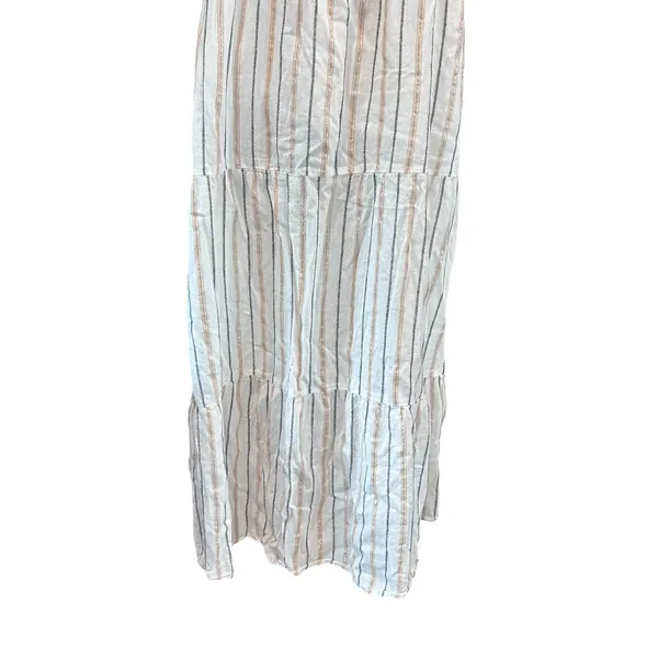 Maxi Dress Layered Smocking Cottage Y2K Peasant Boho Summer SZ XL Cassee's - Image 4