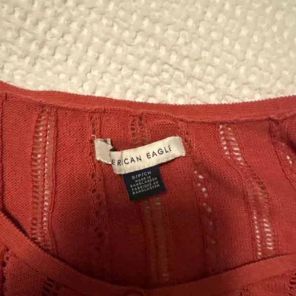 American Eagle Crochet Tank Cropped - Image 2
