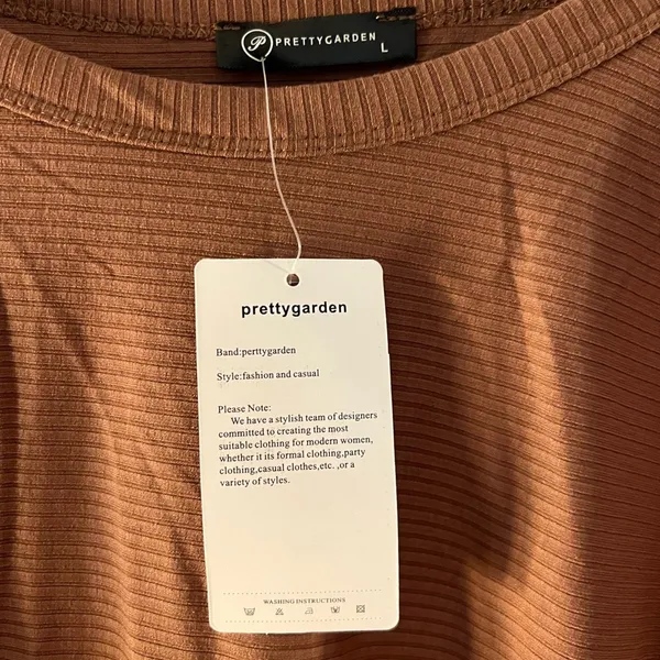 Brown long sleeve shirt - Image 4