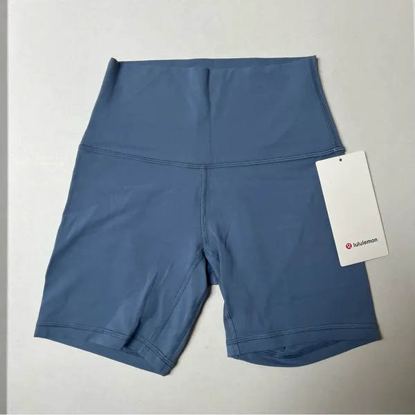 NWT Lululemon Align High Rise Short 6” Washed Denim Women’s Shorts Size 4 - Image 5