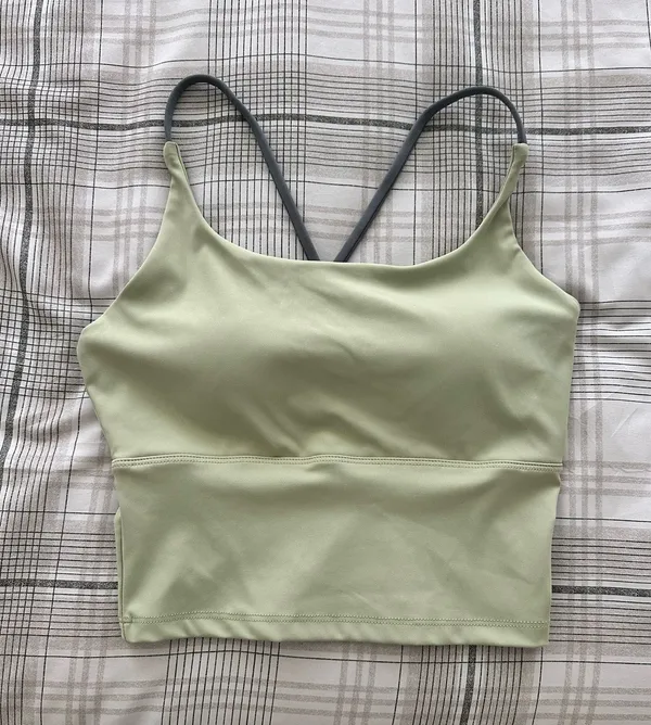 Green workout tank top Size M - Image 3