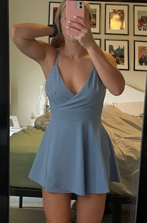 Akira Light Blue Romper - Image 2