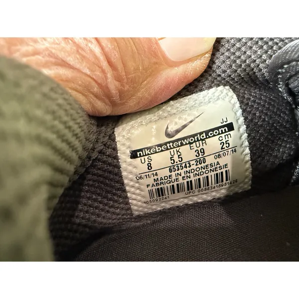 Nike Flex 2014 RN Women Running Shoes Grey Anthracite Volt 653543-200 Size 8 - Image 4