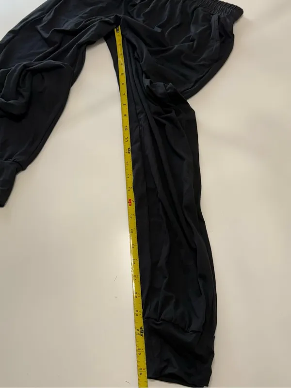 Everyday Black Drawstring Joggers for Women Size Medium NWOT - Image 5
