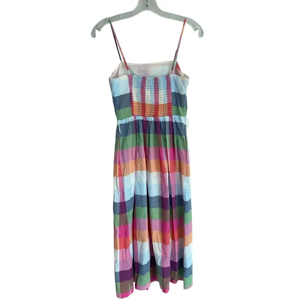 Kate Spade New York Target Plaid Midi Dress‎ XXS Multi Color Seersucker Pockets - Image 5