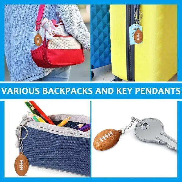 *30off3* Ravens Football 🏈 Keychain includes Heart Shape Silver‎ Medal Spring. - Image 7