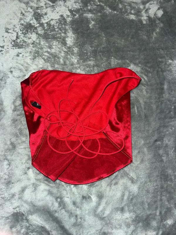 WINDSOR RED TUBE TOP - Image 2