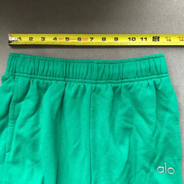 Alo Yoga Accolade Straight Leg Sweatpant Green Emerald S - Image 4