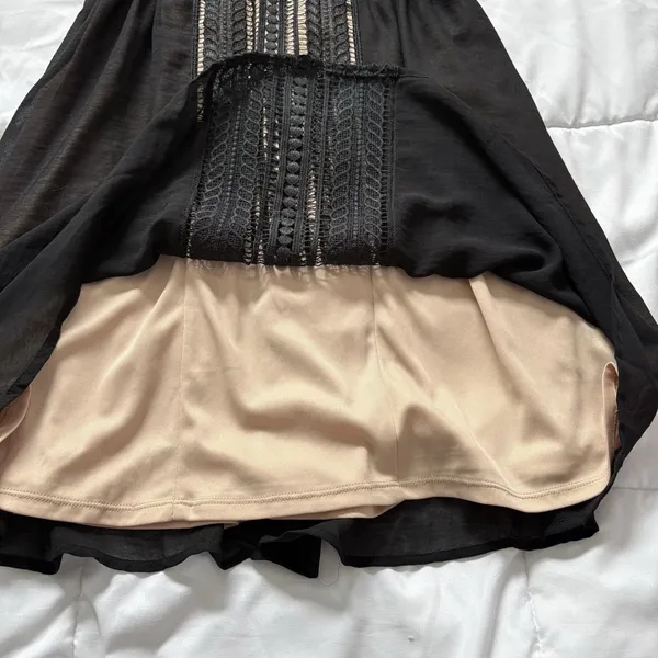 Venus NWT Michael‎ Costello X Revolve Mini Dress Womens XS Black Pink Fairy Whimsigoth - Image 6