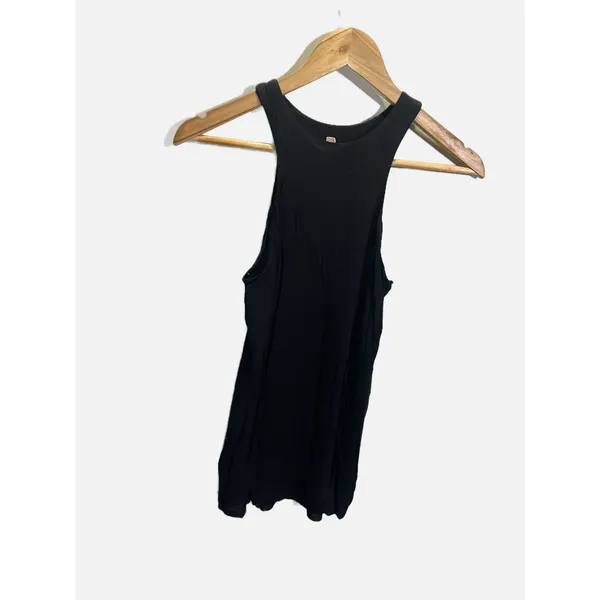 Bailey 44 Tank Top Womens Small Black High Neck Racerback Minimalist‎ Chic - Image 2