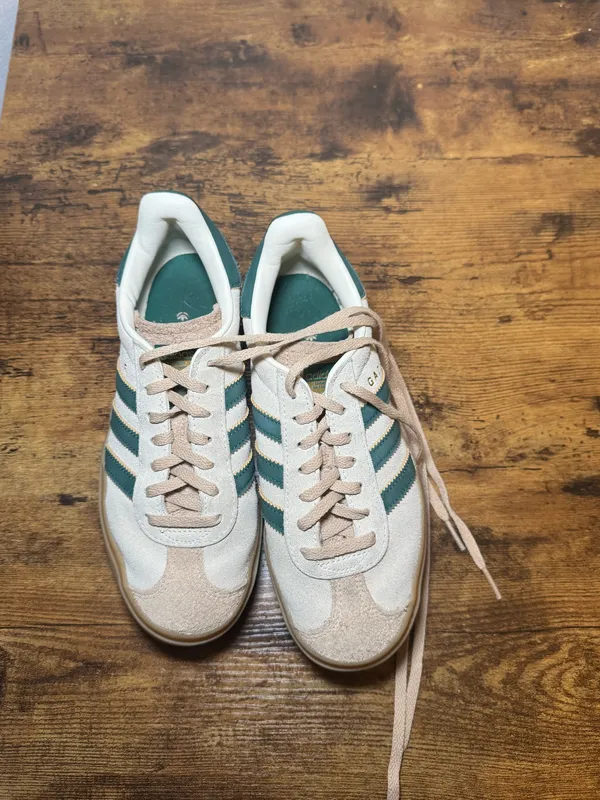 Adidas Green Platform Gazelles - Image 3