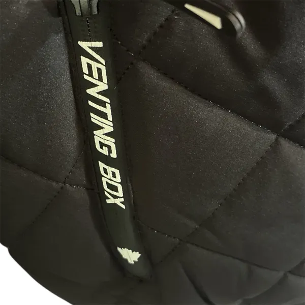 Mens Puffer Coat Jacket Size XLarge Fits Like Large Hooded Full Zip Lined Winter - Image 5
