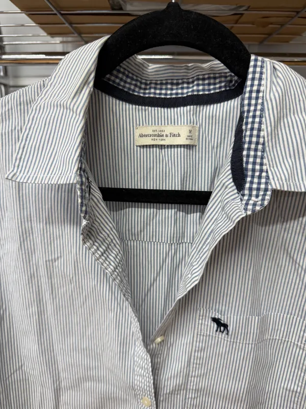 Abercrombie Stripe Button Down Shirt - Image 2