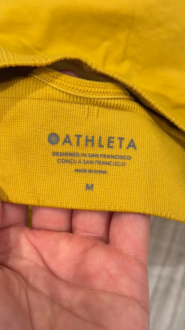 Athleta Yellow Low Impact Adjustable Sports Bra - Image 5