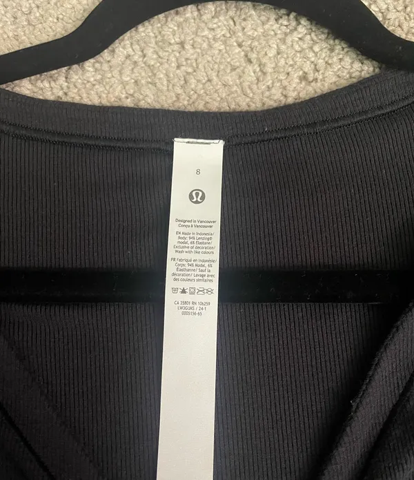 Lululemon Cardigan Black - Image 4