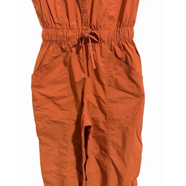 Free People Movement Fly by Night Jumpsuit Red Earth Women's Size‎ XS - Image 7