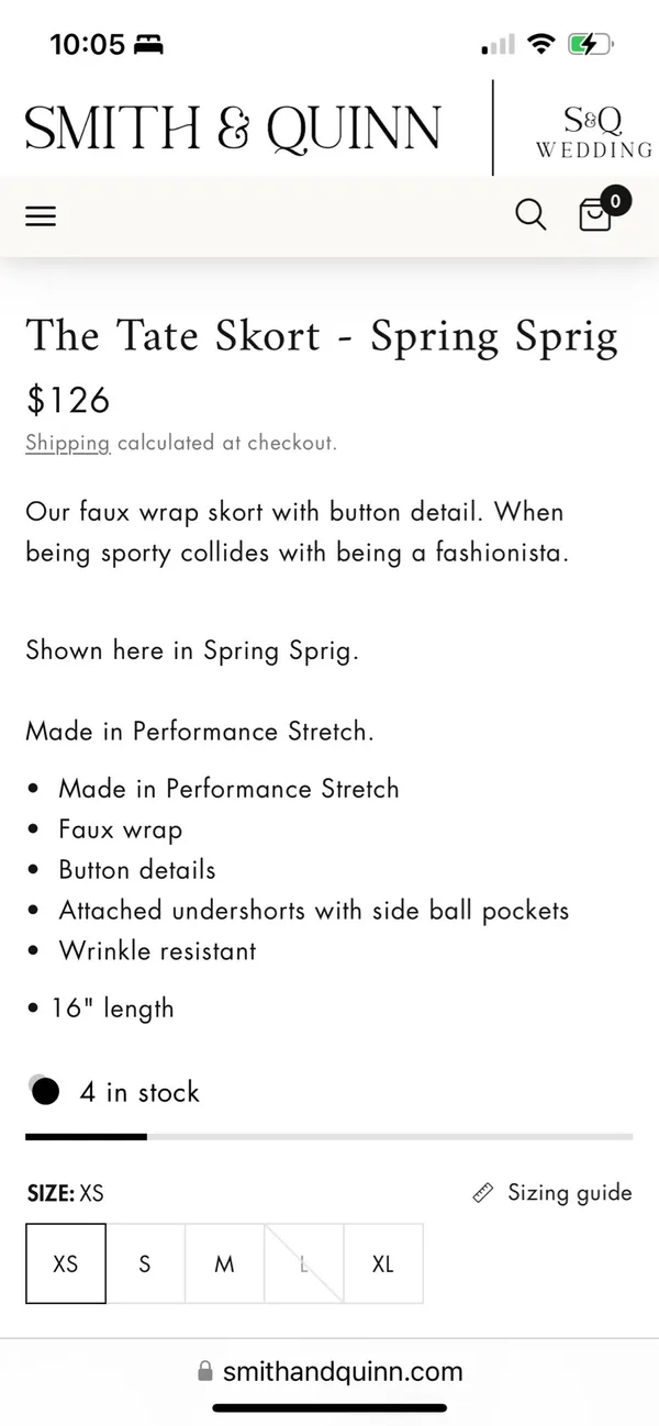 Smith & Quinn golf skirt - Image 3