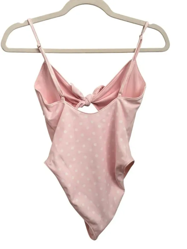 LoveShackFancy Harley Polkadot One-Piece Swimsuit in pink Large - Image 4