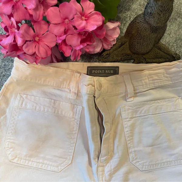 Women's Cream Jeans Size 27 - Image 2