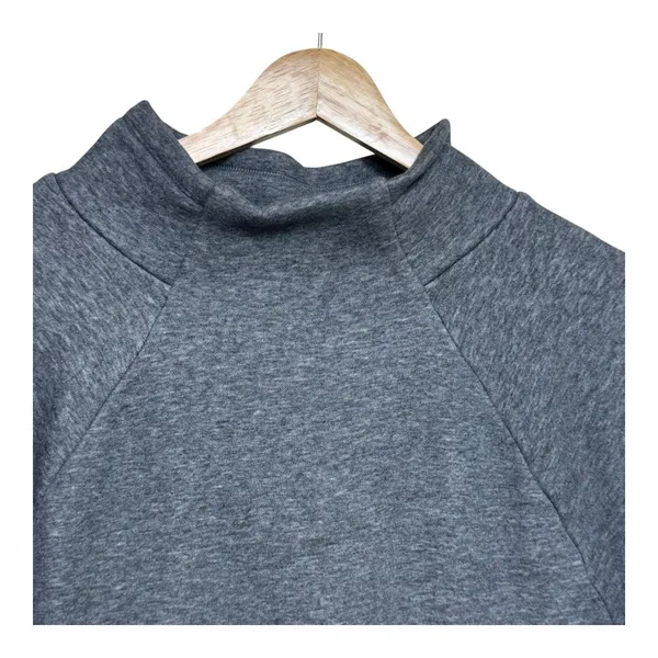 Fabletics Gray‎ Mock Neck Long Sleeve Sweatshirt Pullover Top XL - Image 6