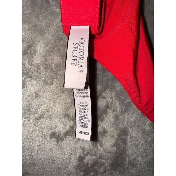 Victoria Secret T-shirt Lightly Demi Light Push Up Glitter Straps 34B #767 - Image 11
