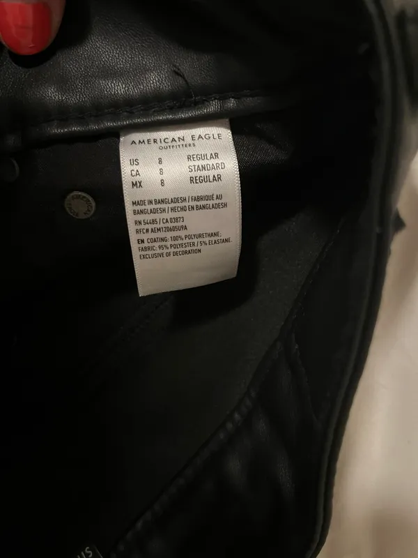 Flare Leather Pants - Image 4
