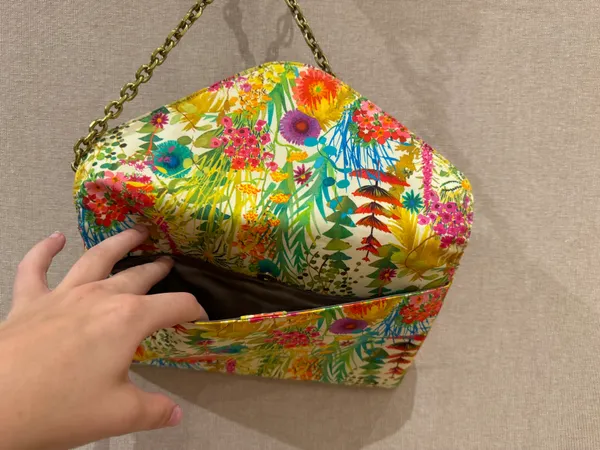 J.Crew Flowery Clutch Chain Purse - Image 7