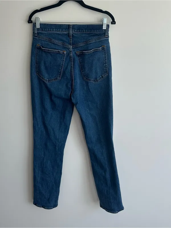 Abercrombie & Fitch Curve Love The Slim Straight Ultra High Rise Size 8 - Image 5