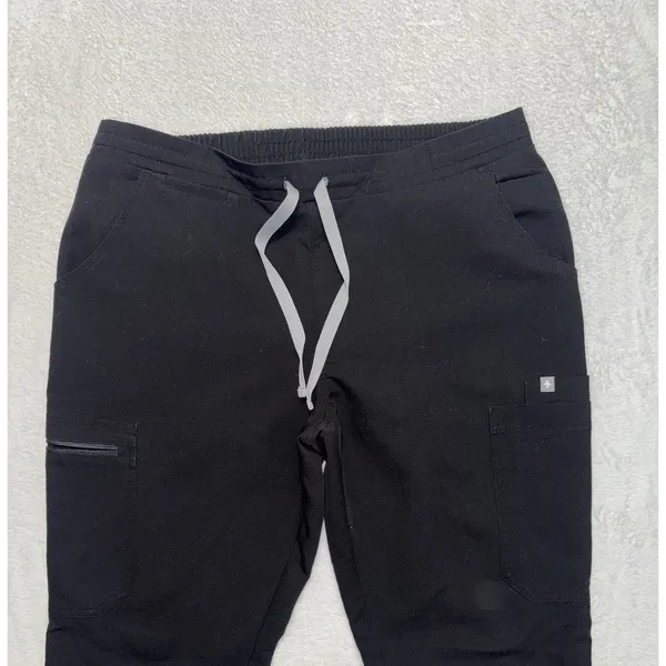 FIGS Women's Zamora Straight Leg Scrub Pants Technical Size Medium Petite - Image 2