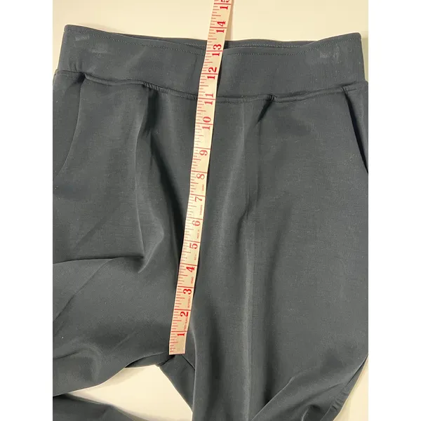 YELETE Size Small Black Wide Leg Pants Pull On High Rise Stretch Lounge Career - Image 7