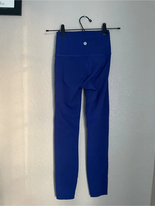 Lululemon Wunder Under Legging Tights Size 2 Blue LW5CQDS - Image 2