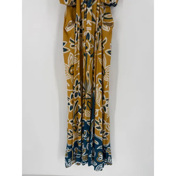 Celandine Anthropologie Floral Cutout Maxi Dress Boho Summer Resort Vacation,‎ L - Image 11