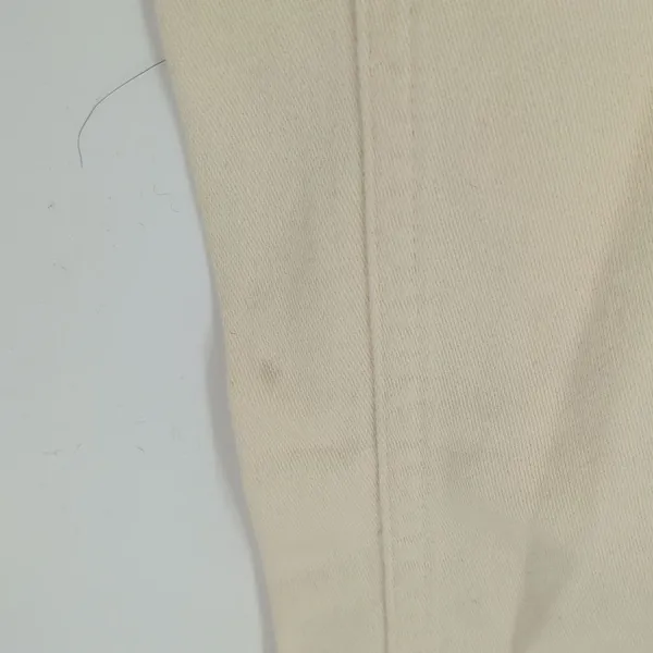 Urban Outfitters Women's High Waist Straight Leg‎ Cream Pants Size 12 Button Fly - Image 10