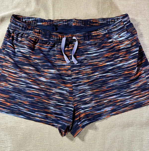 Brooks Women’s XL Running Shorts Multicolor Print Drawstring Athletic SP23 211428 - Image 9
