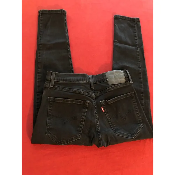 Levi’s black denim skinny jeans - Image 4