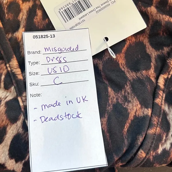 Missguided‎ Leopard Babydoll Dress Brown 10 - Image 16