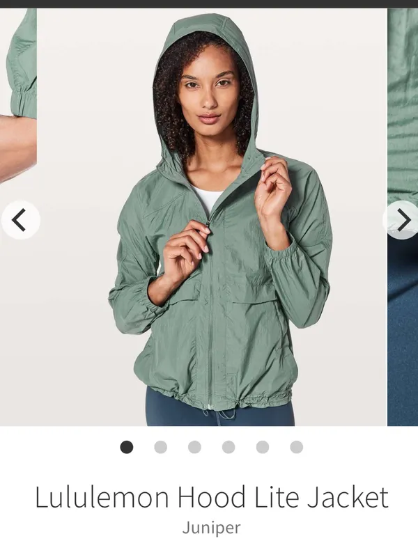 Lululemon Hood Lite Jacket in juniper size 4 - Image 13