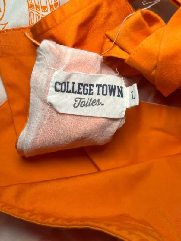 NEW COLLEGE TOWN TOILES emily dress in University of Tennessee Print‎ sz Large - Image 9