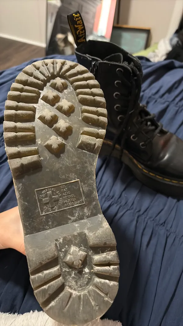 Dr. Martens Jadon Boot Leather Platforms - Image 4
