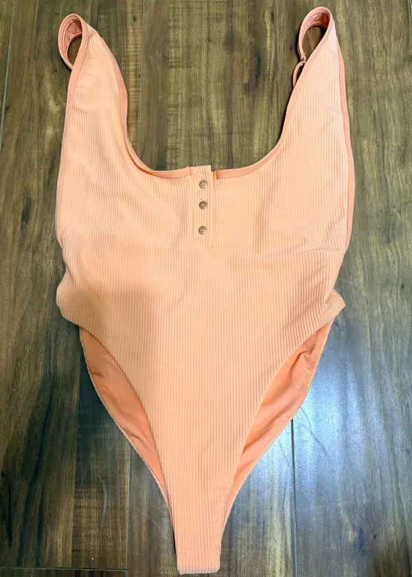 Frankies Bikinis Ribbed One-Piece Blake Swimsuit - Image 3