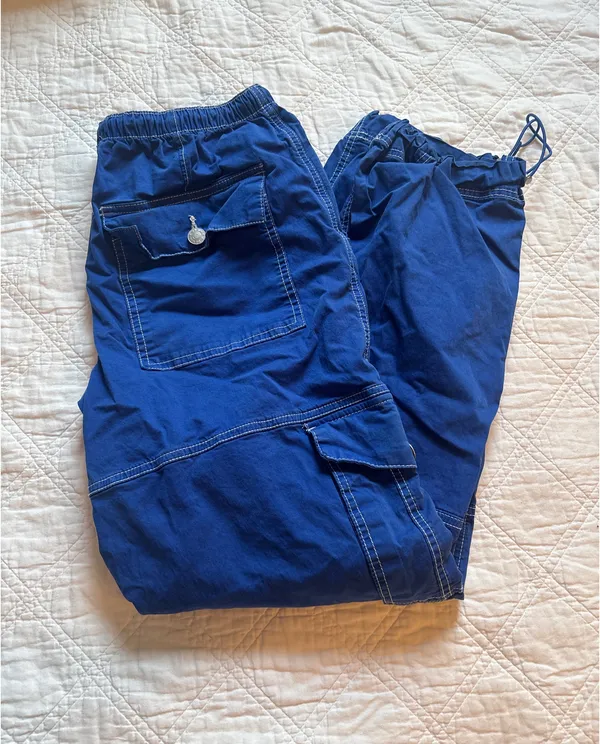 Garage Blue Cargo Pants - Image 10