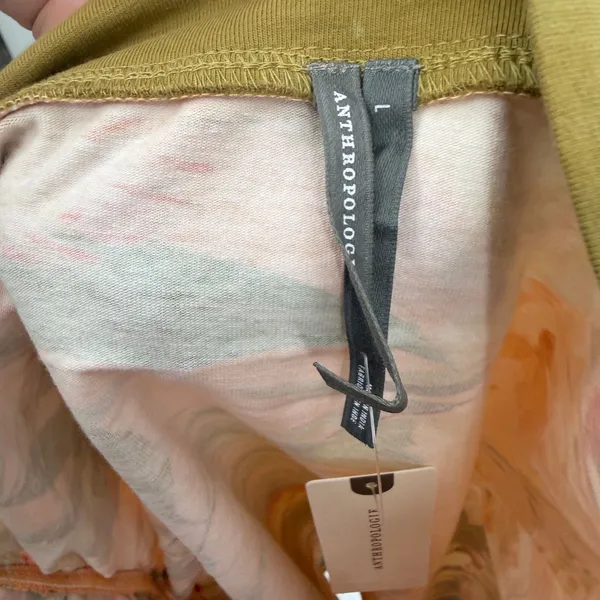 By Anthropologie ruched color block halter tank - Image 3