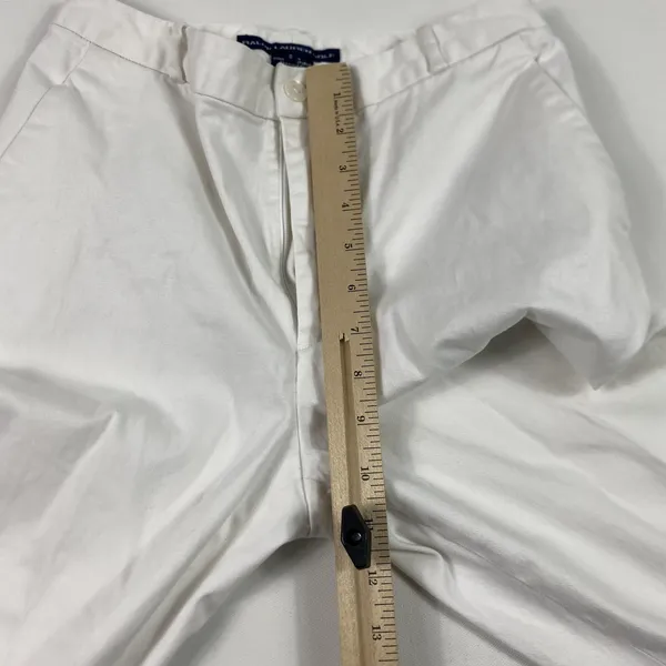 Ralph Lauren Golf Pants Womens 6 White Stretch Chino Trousers Cotton Spandex - Image 5
